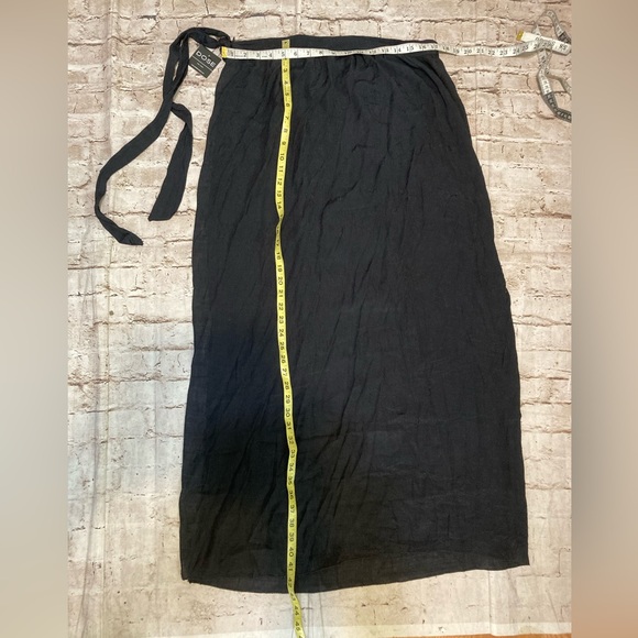 NWT DOSE black semi sheer swim cover-up one size 4-12 - Picture 6 of 10